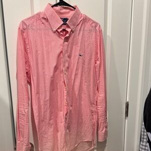 Vineyard Vines Light Pink Casual Button-Down Shirt